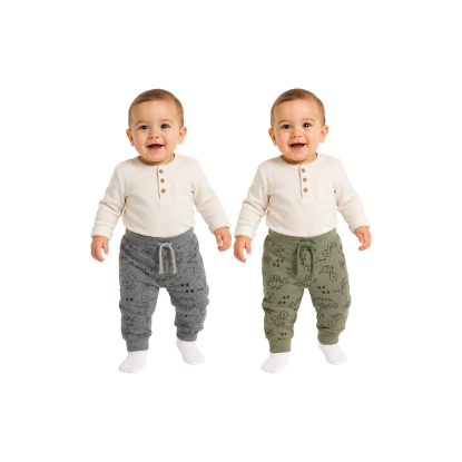 Bild von 2er Pack Baby Jersey-Hose