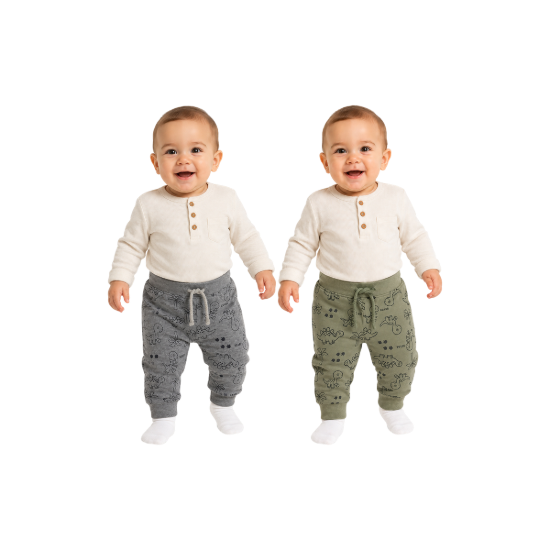 Bild von 2er Pack Baby Jersey-Hose