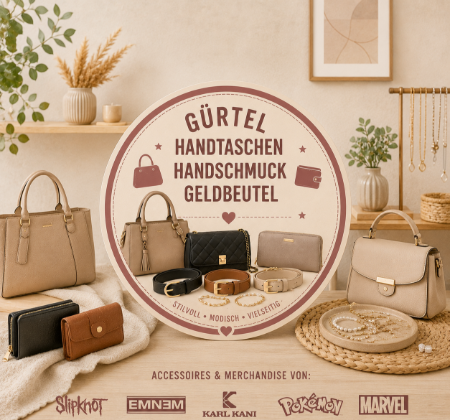 Bild für Kategorie Taschen, Gürtel und Handschmuck