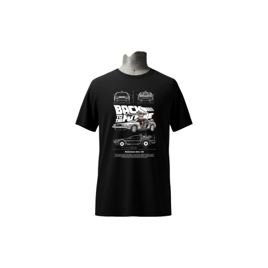 Bild von T-Shirt DOLOREAN Zurück in die Zukunft