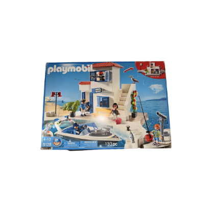Bild von (B) Playmobil Küstenwache-Station mit Boot
