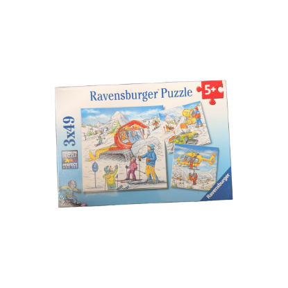 Bild von Puzzle 3x49 Teile Winter-Abenteuer