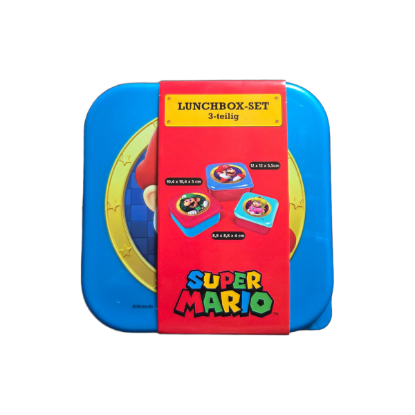 Super Mario Lunchbox-Set 3-teilig – Hauptbild