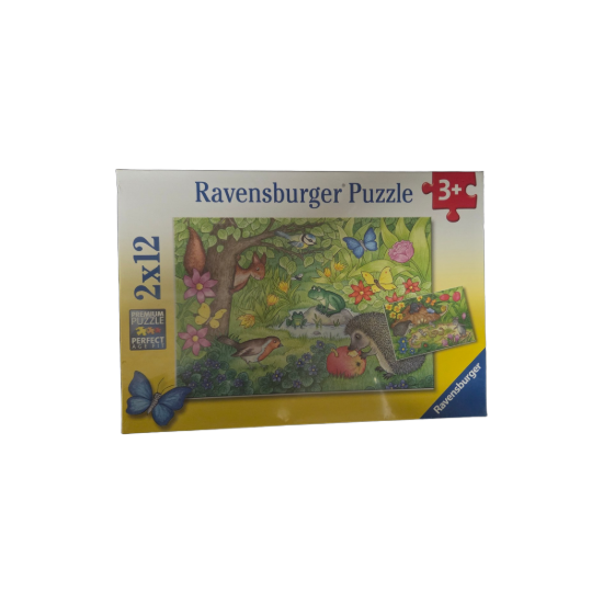 Ravensburger Puzzle 2x12 Teile Waldtiere – Hauptbild