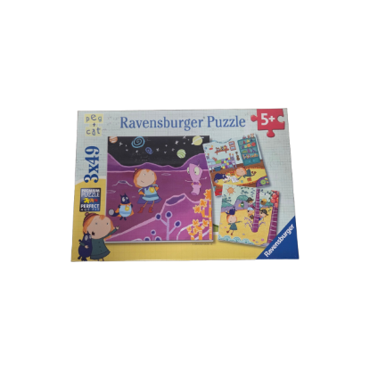Ravensburger Kinderpuzzle 3x49 Teile - Motiv Peg+Cat – Hauptbild