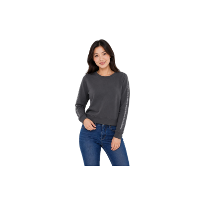 Bruno Banani Damen Sweatshirt in Anthrazit – Hauptbild