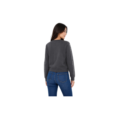 Bruno Banani Damen Sweatshirt in Anthrazit – Produktbild 2