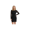 Stylisches Damen Mesh-Kleid enganliegendes Mini-Kleid mit Netz Schwarz bonprix – Hauptbild