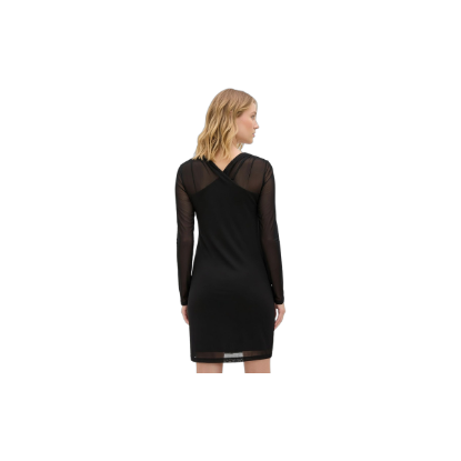 Stylisches Damen Mesh-Kleid enganliegendes Mini-Kleid mit Netz Schwarz bonprix – Produktbild 2