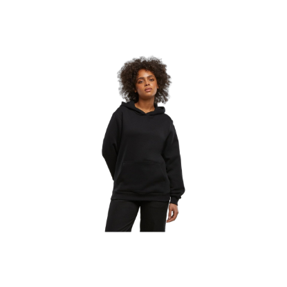 URBAN CLASSICS Klassischer Damen Hoodie in Schwarz – Hauptbild