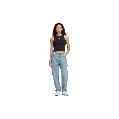 adidas Originals Damen Ripp-Top Schwarz – Hauptbild