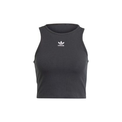 adidas Originals Damen Ripp-Top Schwarz – Produktbild 3