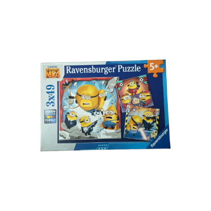 Ravensburger Puzzle 3x49 Teile Ich - Einfach unverbesserlich 4 Minions – Hauptbild