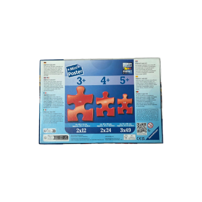 Ravensburger Puzzle 3x49 Teile Ich - Einfach unverbesserlich 4 Minions – Rückseite und Produktinformationen