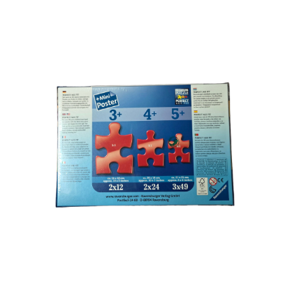 Ravensburger Puzzle Gormiti 3x49 Teile – Rückseite und Produktinformationen