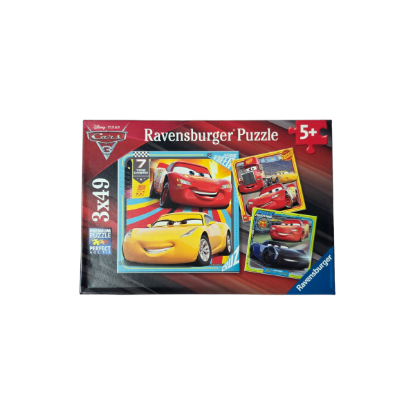 Ravensburger Disney Cars 3 Puzzle-Set 3x49 Teile – Hauptbild