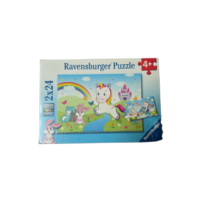 Ravensburger Puzzle 2x24 Teile Einhorn – Hauptbild