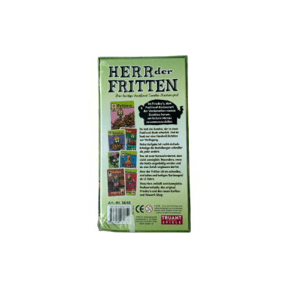 Herr der Fritten Superdeluxe-Ausgabe – Rückseite und Produktinformationen