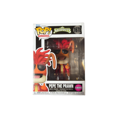 Funko POP! The Muppets Pepe the Prawn 1678 Flocked Vinyl-Figur – Hauptbild