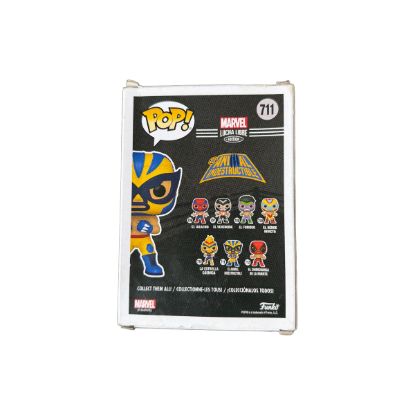 Funko Pop! Marvel Lucha Libre - El Animal Indestructible Nr. 711 – Rückseite und Produktinformationen