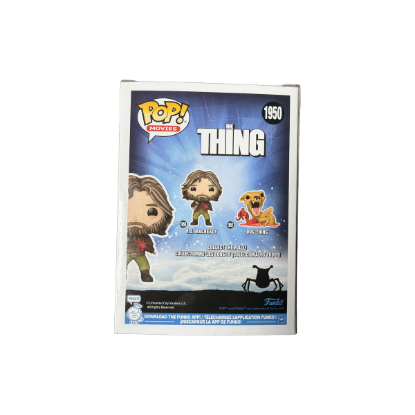 Funko POP! Movies The Thing - R.J. MacReady 1950 – Rückseite und Produktinformationen