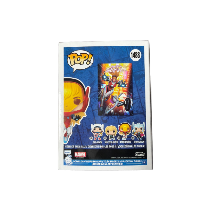 Funko POP! Marvel Iron Gwen #1488 – Rückseite und Produktinformationen