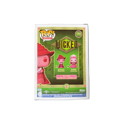 Funko Pop! Movies Wicked - Elphaba (Valentine) Nr. 1711 – Rückseite und Produktinformationen