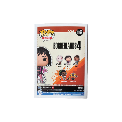 Funko POP! Games Borderlands 4 - Vex Nr. 1162 – Rückseite und Produktinformationen