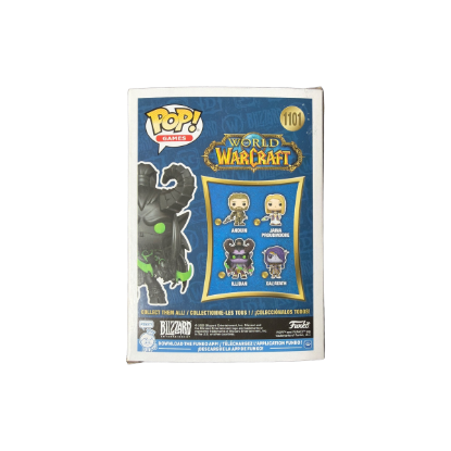 Funko POP! Games World of Warcraft - Illidan 1101 Vinylfigur – Rückseite und Produktinformationen
