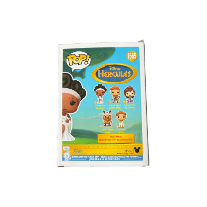 Funko POP! Disney Hercules - Calliope (Muse) 1665 – Rückseite und Produktinformationen