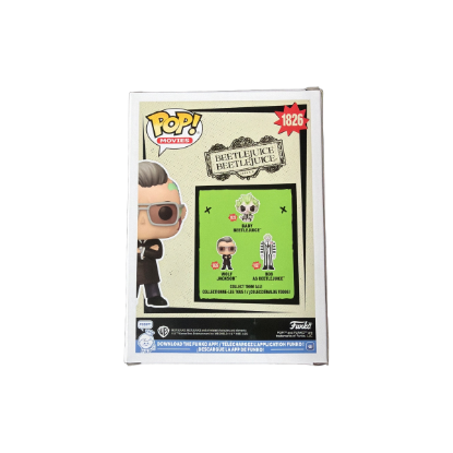 Funko Pop! Movies Beetlejuice - Wolf Jackson #1826 – Rückseite und Produktinformationen