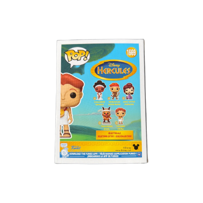 Funko Pop! Disney Hercules - Young Herc (Nr. 1669) – Rückseite und Produktinformationen
