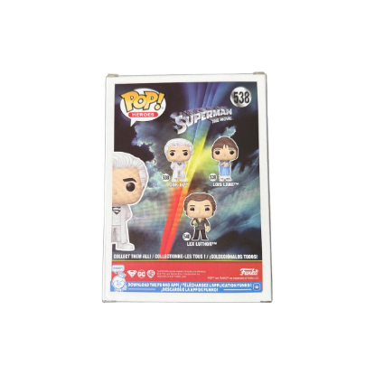 Funko POP! Heroes Superman The Movie - Jor-El 538 – Rückseite und Produktinformationen