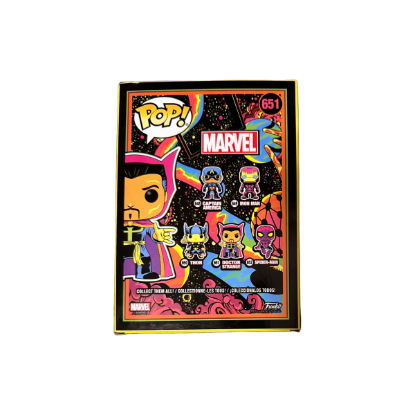 Funko Pop! Marvel Doctor Strange Nr. 651 – Rückseite und Produktinformationen