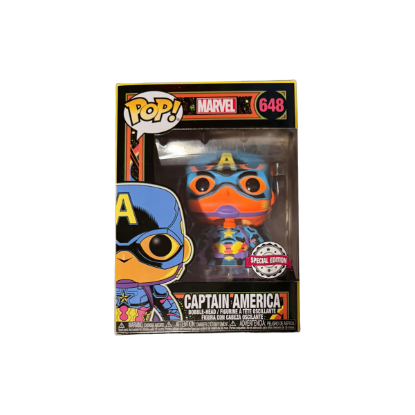 Funko Pop! Marvel Captain America 648 - Black Light Edition – Hauptbild