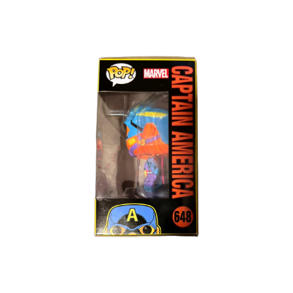 Funko Pop! Marvel Captain America 648 - Black Light Edition – Produktbild 3
