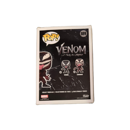 Funko Pop Marvel Venom Let There Be Carnage - Carnage Nr. 889 – Rückseite und Produktinformationen