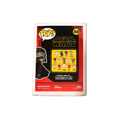 Funko Pop! Star Wars - Supreme Leader Kylo Ren (Nr. 308) – Rückseite und Produktinformationen