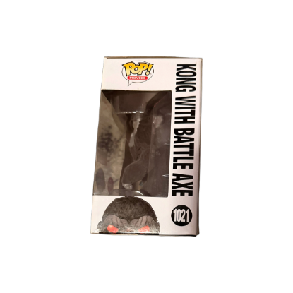 Funko Pop! Movies: Godzilla vs. Kong - Kong with Battle Axe (1021) Flocked Exclusive – Produktbild 3