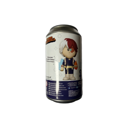Funko Vinyl Soda: My Hero Academia - Shoto Todoroki – Rückseite und Produktinformationen