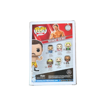 Funko Pop! WWE - Ravishing Rick Rude Nr. 140 – Rückseite und Produktinformationen