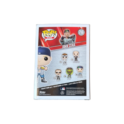 Funko Pop! WWE John Cena #76 Vinyl-Figur – Rückseite und Produktinformationen