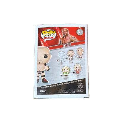 Funko Pop! WWE Batista Figur Nr. 61 – Rückseite und Produktinformationen