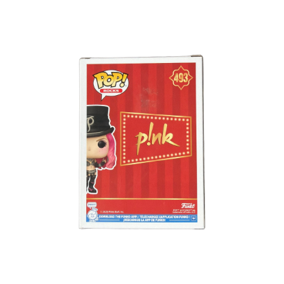 Funko POP! Rocks P!nk Vinyl Figur 493 – Rückseite und Produktinformationen