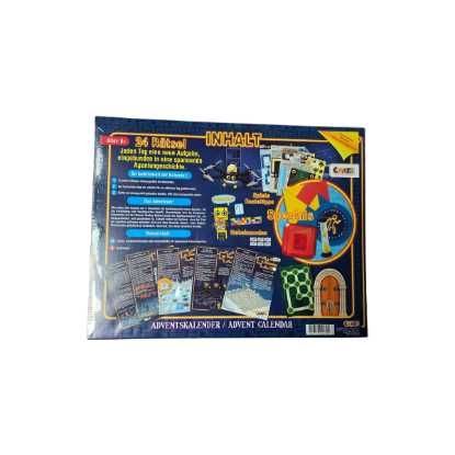 CRAZE EXIT Challenge Adventskalender - Das verwunschene Haus – Rückseite und Produktinformationen