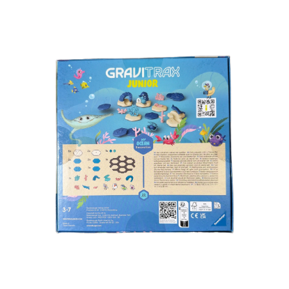 Ravensburger GraviTrax Junior My Ocean – Rückseite und Produktinformationen