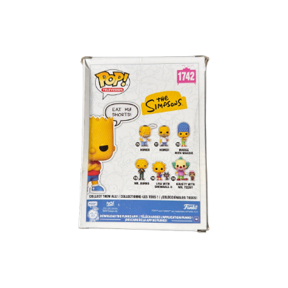 (B) Funko POP! The Simpsons - Bart (Nr. 1742) – Rückseite und Produktinformationen