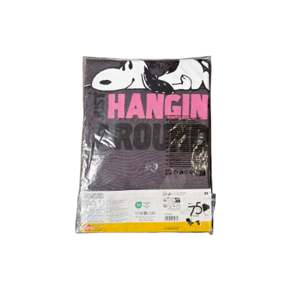 Peanuts Snoopy Damen-Nachthemd 'Just Hangin' Around' – Rückseite und Produktinformationen