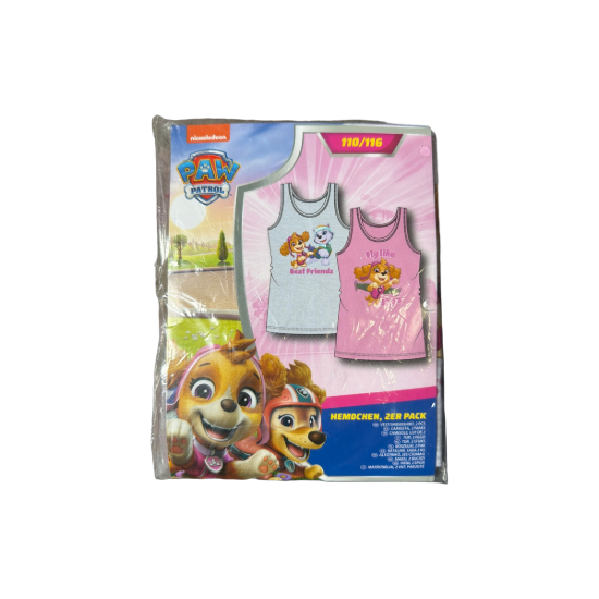 Paw Patrol Unterhemden-Set für Mädchen, 2er Pack – Hauptbild