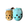 Bubble Tea Kissen Plüschtier – Rückseite und Produktinformationen